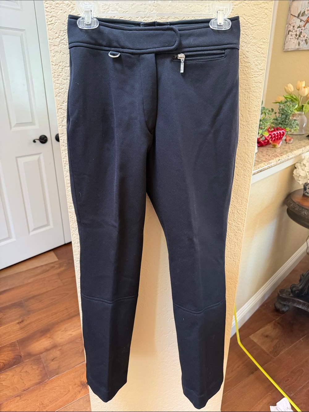 Women's Vintage FERA International Black Stretch Ski Pants Made in Singapore